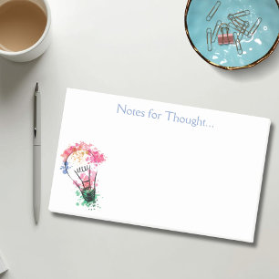 Post-it® Notes pour l'ampoule Aquarelle Pensée