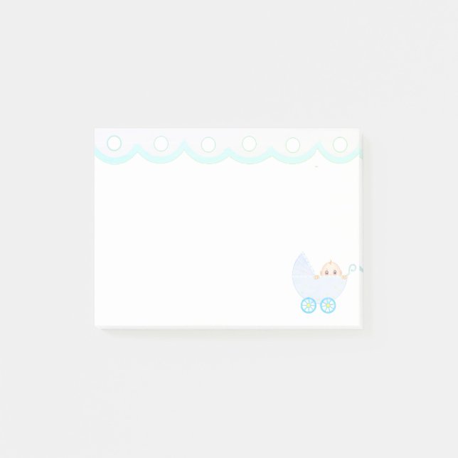 Post-it Notes poussette bébé mignonne (Devant)