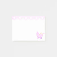 Post-it Notes poussette bébé mignonne