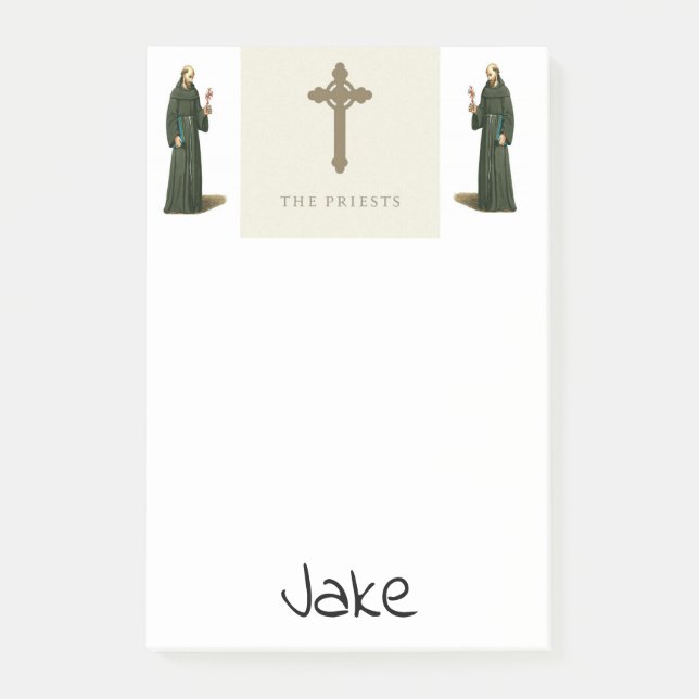 Post-it Notes Priester Klebezettel (Vorderseite)