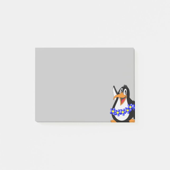 Post-it® Notes Publier des notes, Pingouin de tournesol Flo (Devant)
