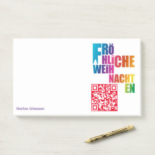 Post-it® Notes Rainbow de Noël