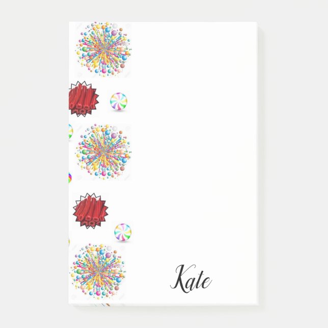 Post-it Notes Rouge Réglisse (Devant)