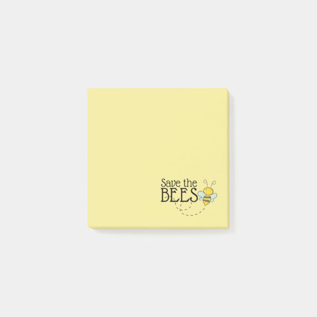 Post-It Notes Sauvez les Abeilles (Devant)