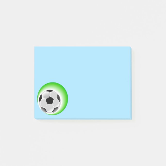 Post-it-Notes-Soccer Ball Post-it Notes (Devant)
