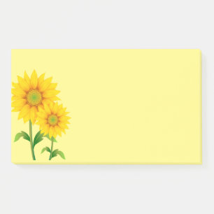 Post-it-Notes-Sonnenblumen Post-it Klebezettel