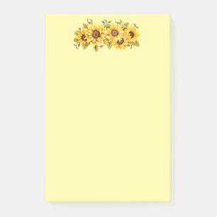 Post-it-Notes-Sonnenblumen Post-it Klebezettel