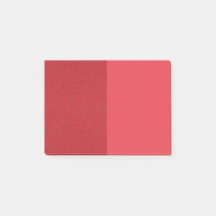 Post-it® Notes sticky rouge tomate à double texture - Perso
