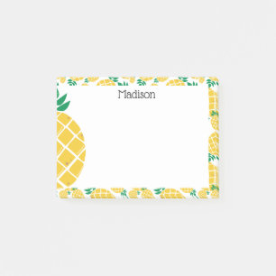 Post-it® Notes sur le billet d'ananas