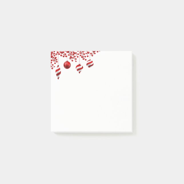 Post-it® Notes sur le billet de Noël (Devant)