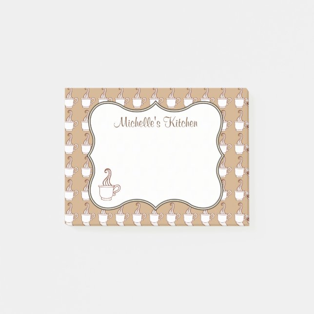 Post-it® Notes sur le café personnalisé (Devant)