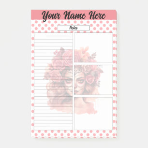 Post-it® Notes sur le crâne de sucre