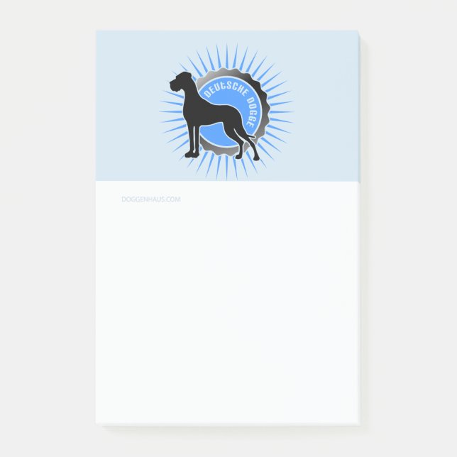Post-it® Notes sur le Grand Danois (Devant)