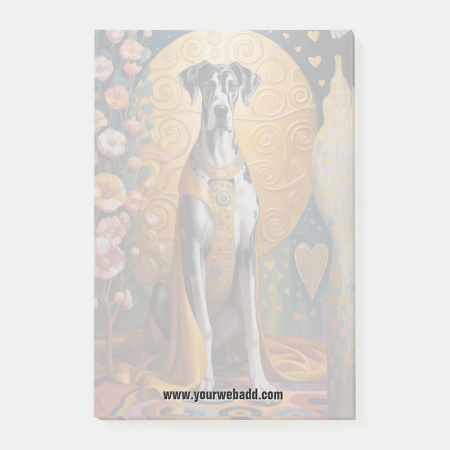 Post-it® Notes sur le Grand Danois (Devant)