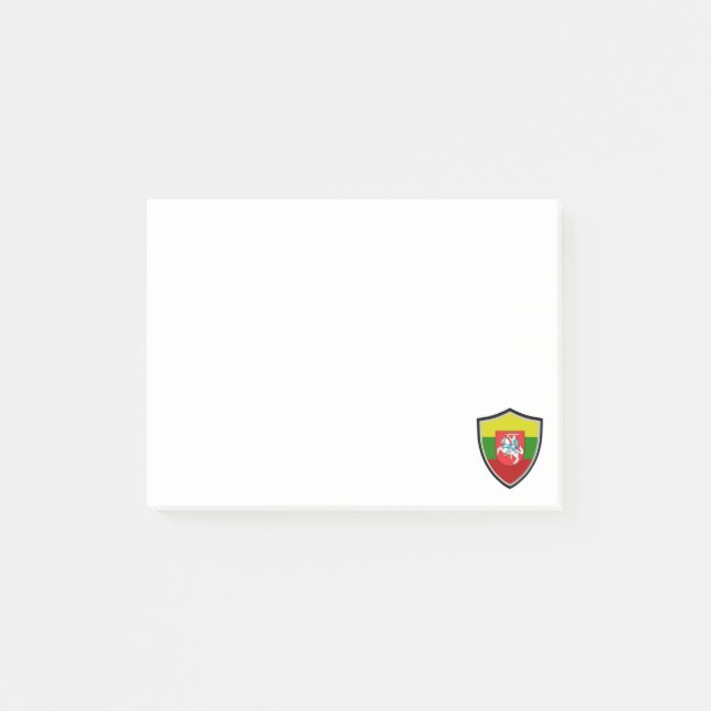 Post-it® Notes sur les armoiries de la lituanie (Devant)