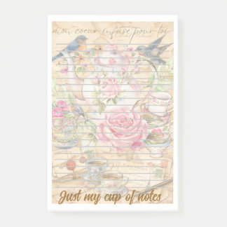 Post-it® Notes Tea‑Rifiques | Post‑It® NoNotes à motif de t
