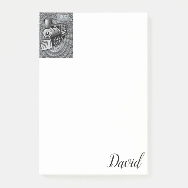 Post-it Notes Train Vintage (Devant)