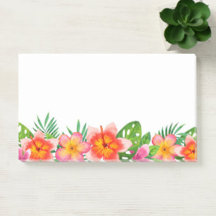 Post it Notes-Tropical Blume Post-it Klebezettel