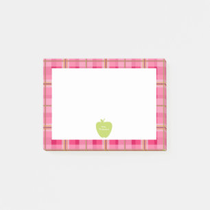 Post-it® Notes vertes de Courrier-it® de professeur de