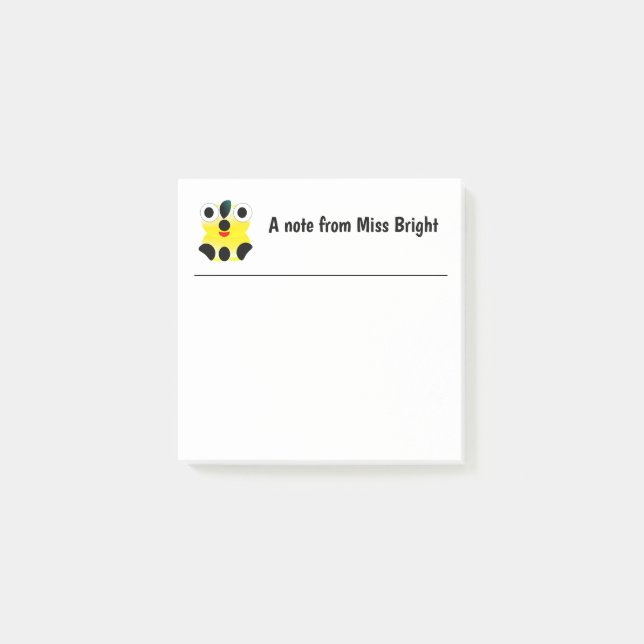 Post-It Notes Visage Mignon (Devant)