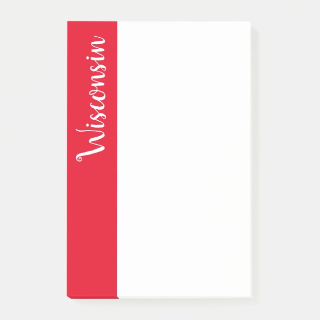 Post-it-Notes-Wisconsin Post-it Klebezettel (Vorderseite)