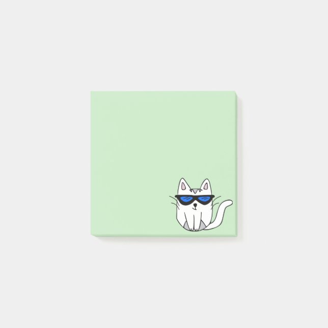 Post it notes with CheesePuff the Cat Post-it Klebezettel (Vorderseite)