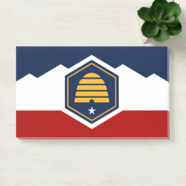 Post-it® Notes with new flag of Utah, USA