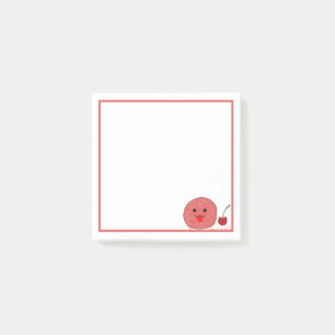 Post-it Notizen   Süßes Eis und Kirsche