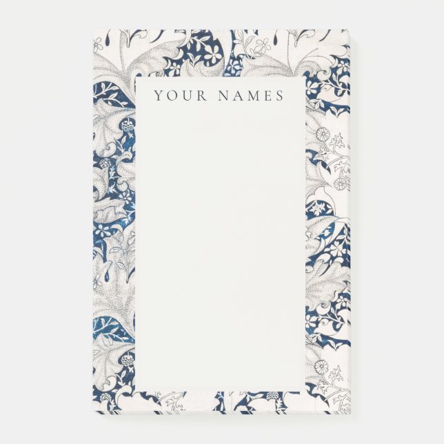 POST-IT NOTIZEN : WILLIAM MORRIS : WALLFLOWER (Vorderseite)