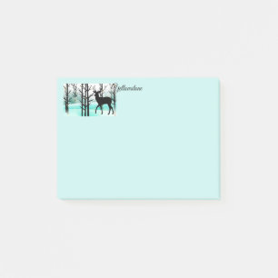 Post-it-Notizen Yellowstone-Hirsch Post-it Klebezettel