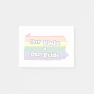 Post-it® Notre État de notre fierté  Pennsylvanie