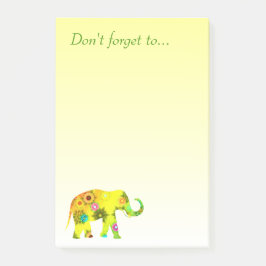 Post-it® N'oubliez pas… avec le bel éléphant