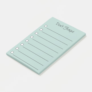 Post-it® N'oubliez pas les notes de post-it