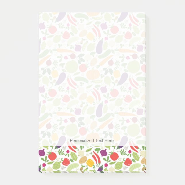 Post-it® Nourriture sur un arrière - plan blanc (Devant)