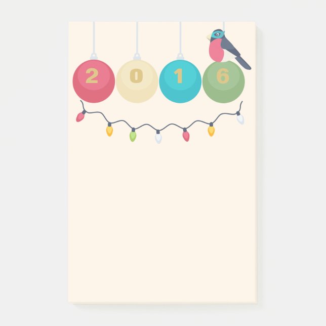 Post-it® Nouvel An 2016 (Devant)