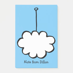 Post-it® Nuage personnalisé sur une ficelle