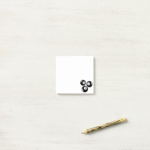 Post-it® Numéro Chanceux 111 Boules Noires
