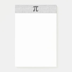 Post-it® Numéro noir d'origine pi jour symbole mathématique
