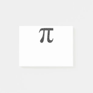 Post-it® Numéro noir d'origine pi jour symbole mathématique