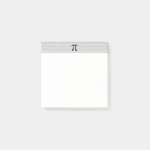 Post-it® Numéro noir d'origine pi jour symbole mathématique