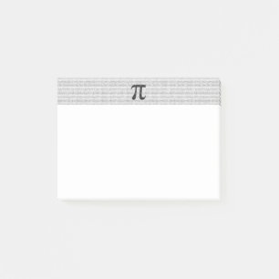 Post-it® Numéro noir d'origine pi jour symbole mathématique