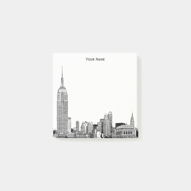 Post-it® NYC Skyline do-it-yourself couleur BG Etted (Devant)