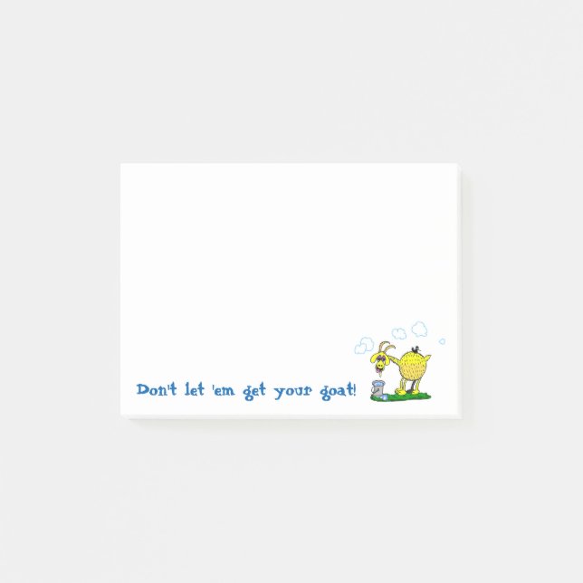 Post-it® Obtenez à votre chèvre les notes collantes (Devant)