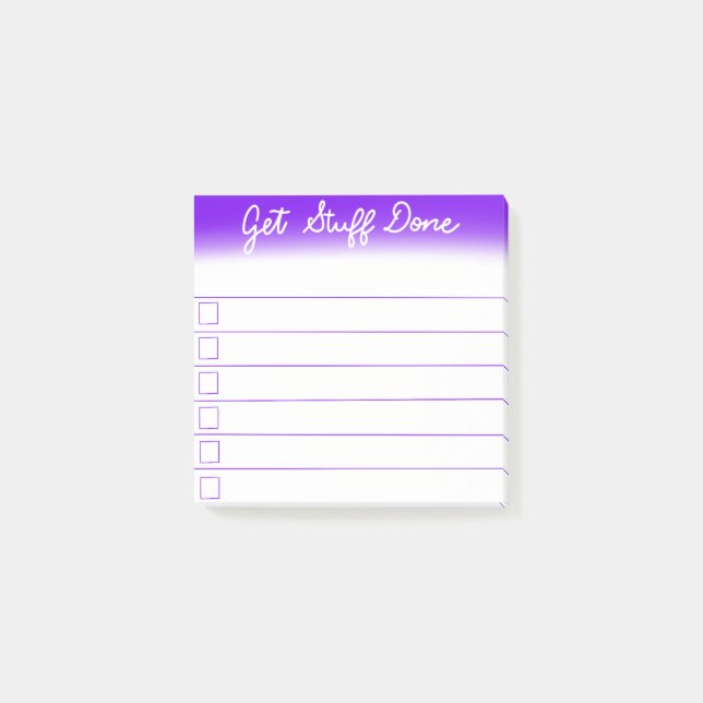Post-it® "Obtenez" les notes de post-it faites par (Devant)