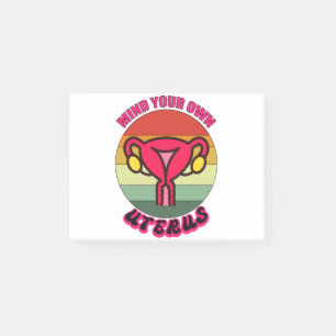 Post-it® Occupe-Toi De Ton Utérus Féministe Pro-choix Droit