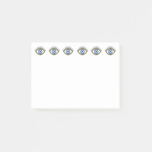 Post-it® Oeil bleu, bonne chance, protection oculaire grecq