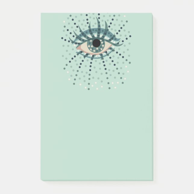Post-it® Oeil bleu démangeoire mystique (Devant)