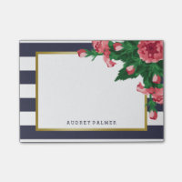 Oeillets roses et nom de coutume de rayures de