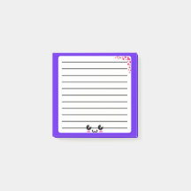 Oeuvre Post-It inspirée par Kawaii