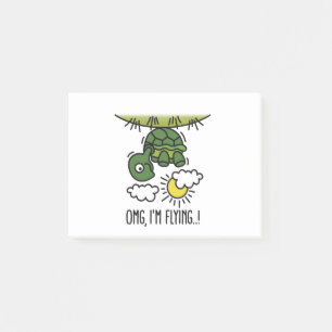 Post-it® Oh mon Dieu, je vole un dessin optimiste sur la to